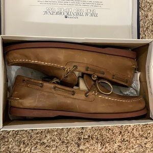 Sperry A/O 1-Eye Leather Dark Tan